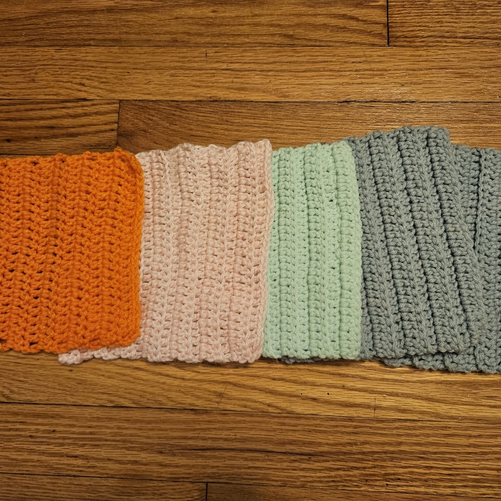 Colorful Knitted Scarves